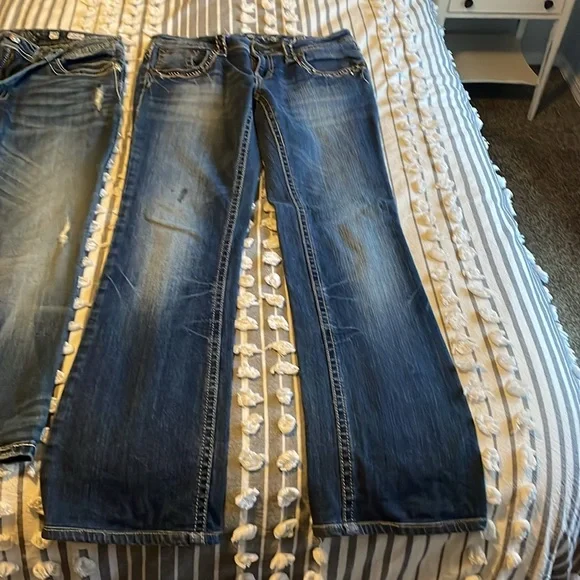 Miss Me Capri Jeans three pairs of 29 waist - Picture 10 of 11